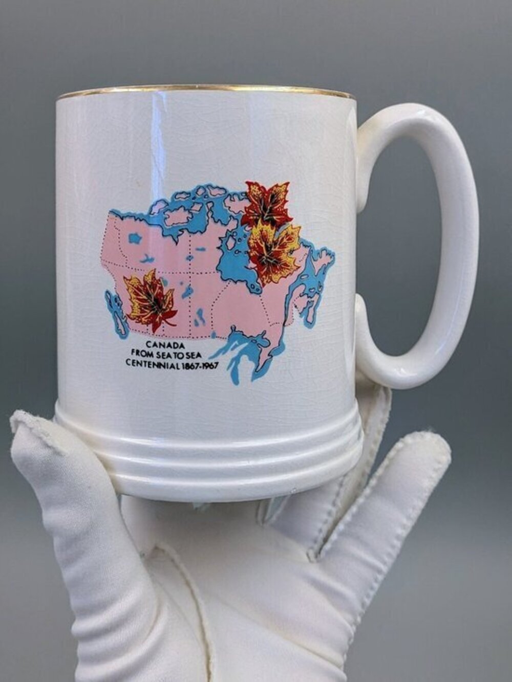 Vintage Canada Centennial Mug 1867-1967 | Retro Canadiana Decor